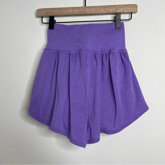 GYMSHARK VITAL SEAMLESS 2.0 2-IN-1 SHORTS Bright Purple Marl Size XS - Picture 5 of 16